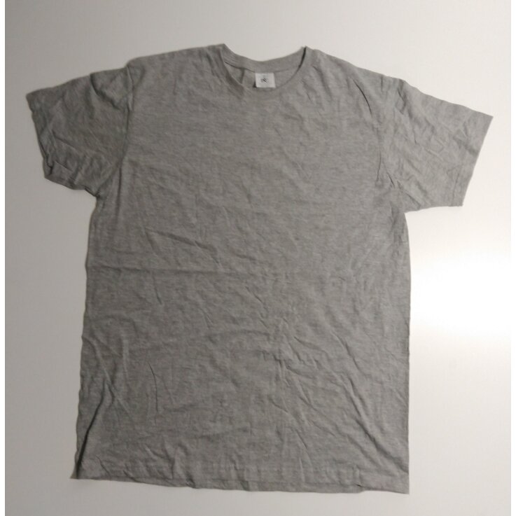 B & C Collection unisex T - Shirt, grau, Gr. XL