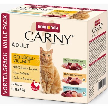 Katzen - Nassfutter ANIMONDA Carny Adult Multipack -...