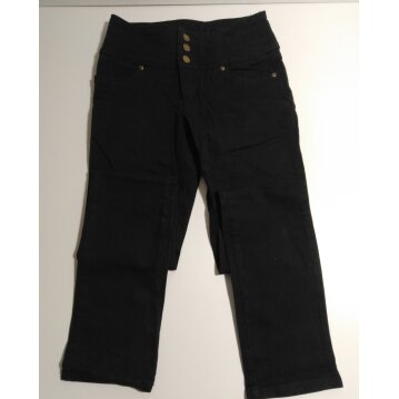 JAHN BANER Damen Jeans, schwarz, Gr: 36