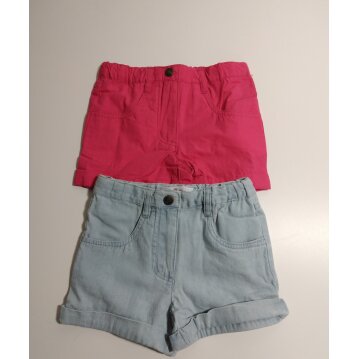 JOHN BANER Mädchen Hose kurz, pink & hellblau,...