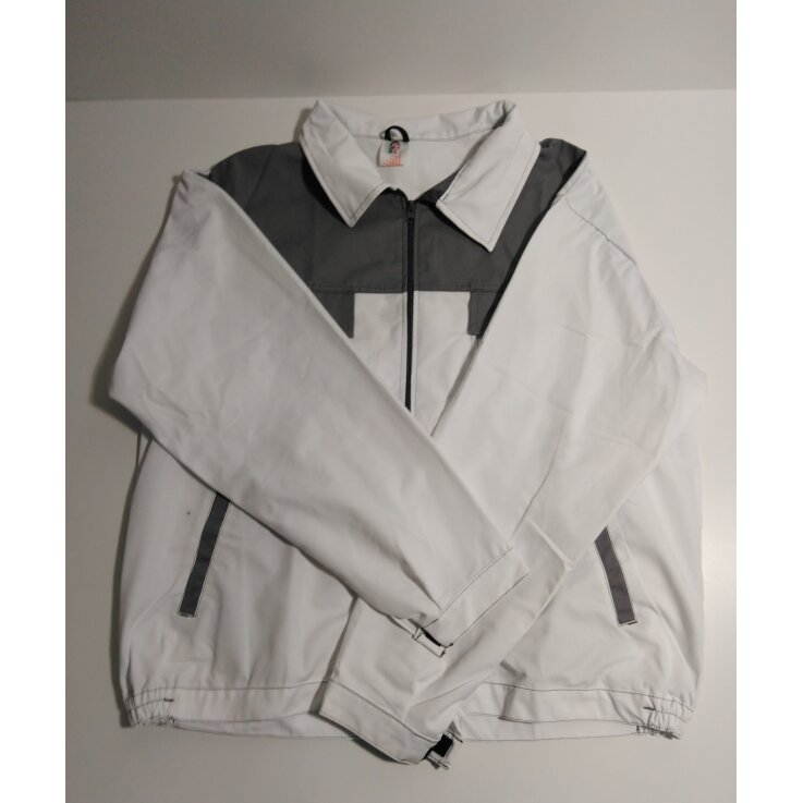 TRADE GLOB Arbeitsjacke, weiß - grau, Gr:58