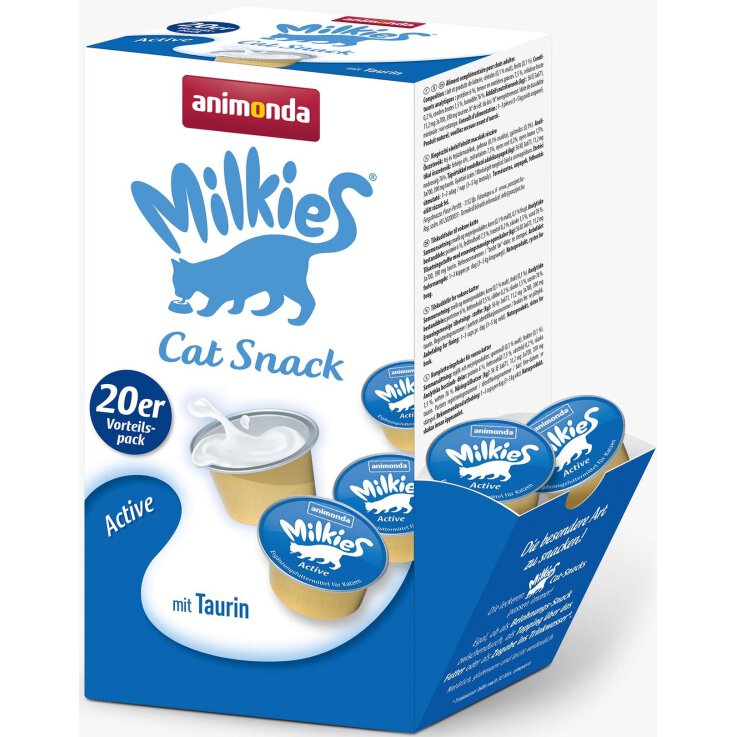 Katzen - Snacks ANIMONDA Milkies "Active", 20 x 15 g