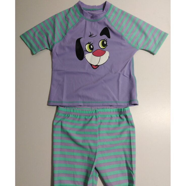 BON PRIX Collection Kinder Badeanzug 2-Teilig, flieder - mint, Gr: 116/122