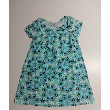 PETITE FLEUR Mädchen Kleid, mint mit blumen, Gr: 92/98
