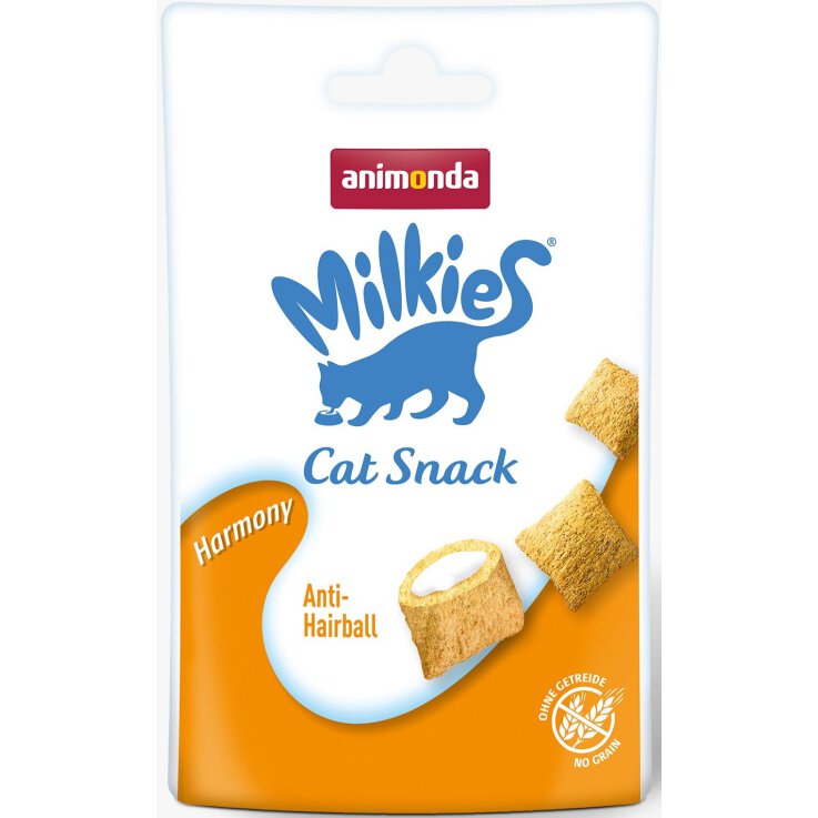 Katzen - Snacks ANIMONDA Milkies Knusperkissen "Harmony", 30 g