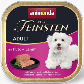 Hunde - Nassfutter ANIMONDA Vom Feinsten Adult Pute + Lamm