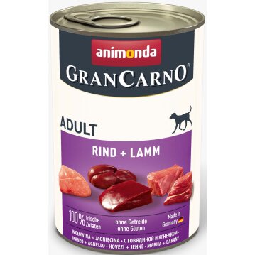 Hunde - Nassfutter ANIMONDA GranCarno Adult Rind + Lamm,...
