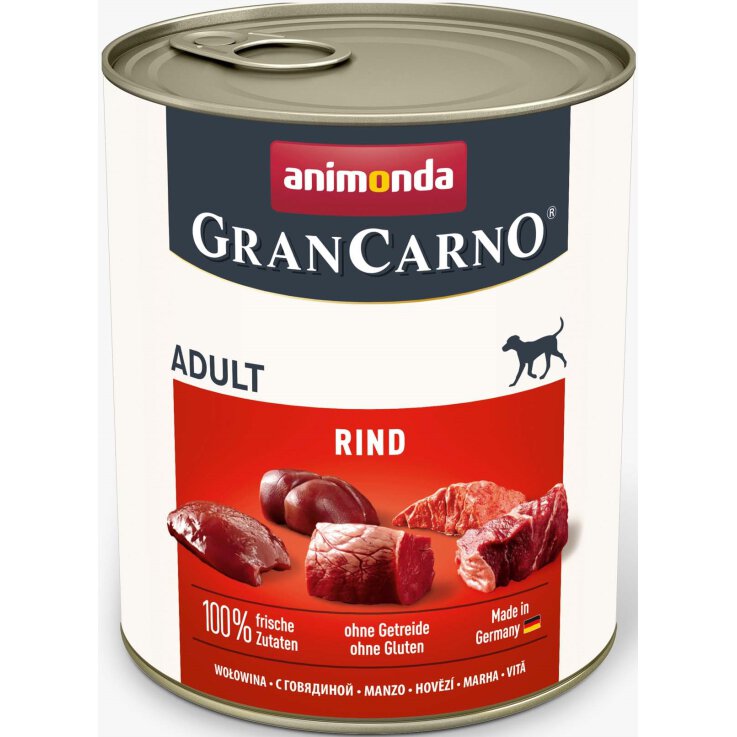 Hunde - Nassfutter ANIMONDA GranCarno Adult Rindfleisch pur, 800 g