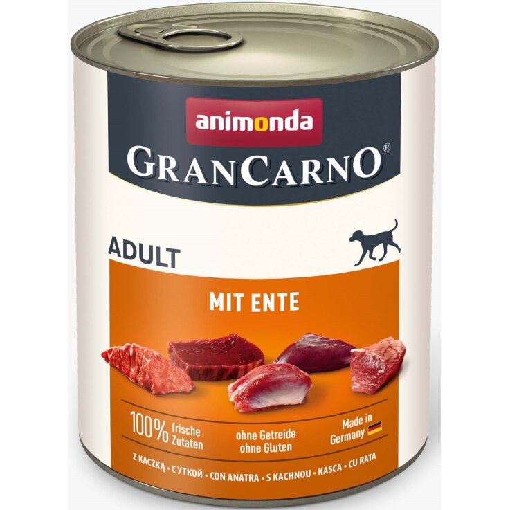 Hunde - Nassfutter ANIMONDA GranCarno Adult Ente, 800 g
