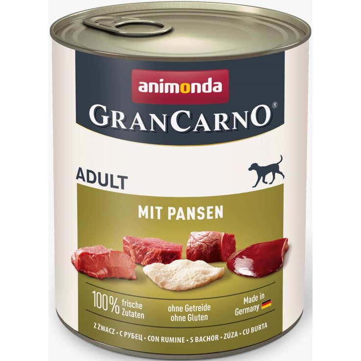 Hunde - Nassfutter ANIMONDA GranCarno Adult Pansen, 800 g