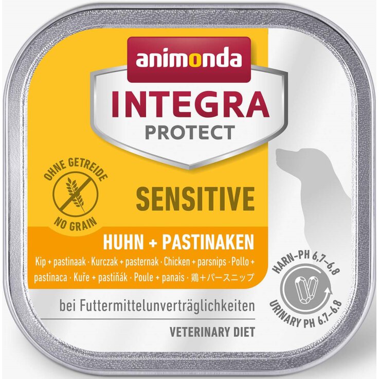 Hunde - Nassfutter ANIMONDA Integra Protect Adult Sensitive Huhn + Pastinaken, 150 g