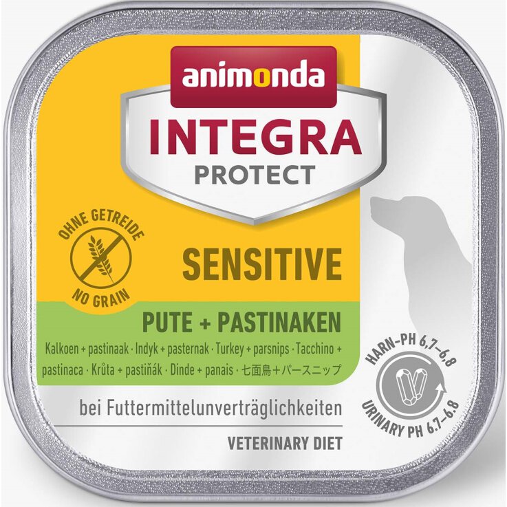 Hunde - Nassfutter ANIMONDA Integra Protect Adult Sensitive Pute + Pastinaken, 150 g