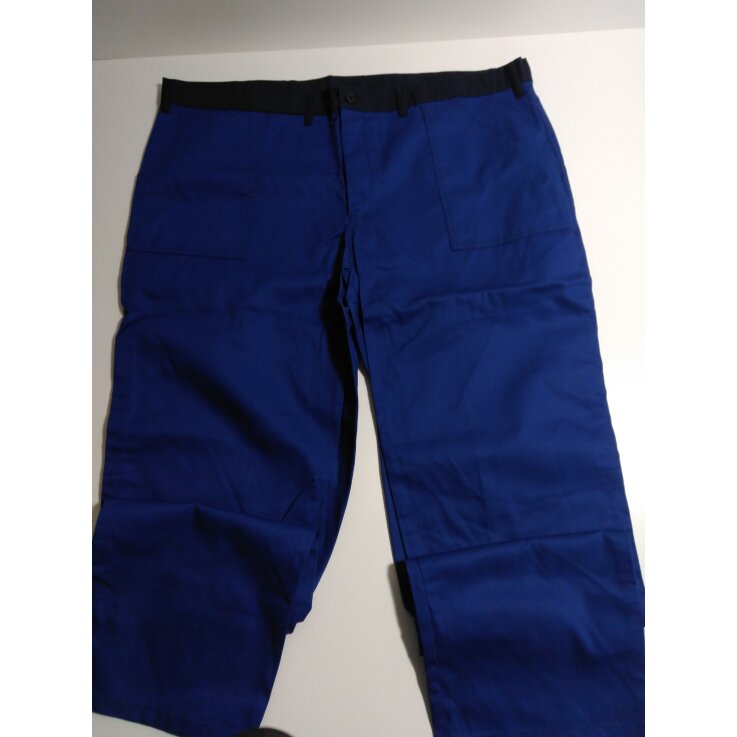 TRADE GLOB Arbeitshose, schwarz - blau, Gr: 58