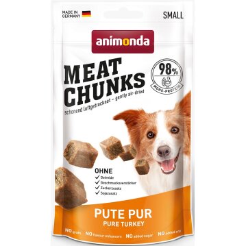 Hunde - Snacks ANIMONDA Meat Chunks Adult Pute pur, 60 g
