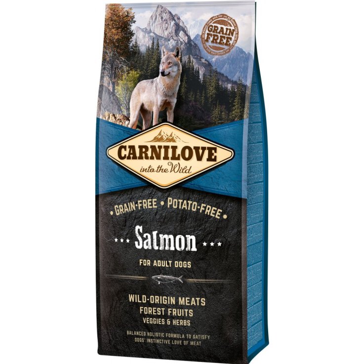Hunde - Trockenfutter CARNILOVE Adult Salmon, 12 kg