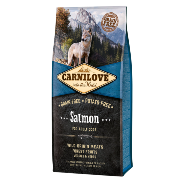 Hunde - Trockenfutter CARNILOVE Adult Salmon, 12 kg