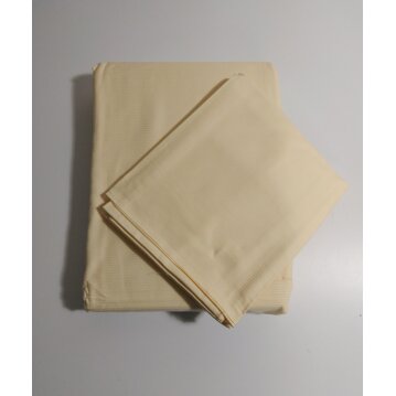 SATTY Satin - Bettw&auml;sche, 140 x 200, gelb gestreift