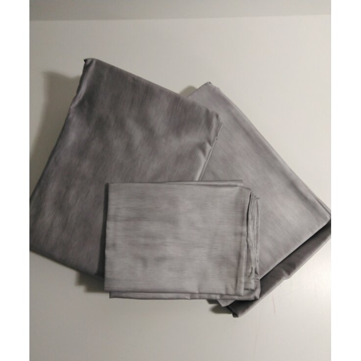 SATTY Satin - Bettwäsche, 160 x 200, grau