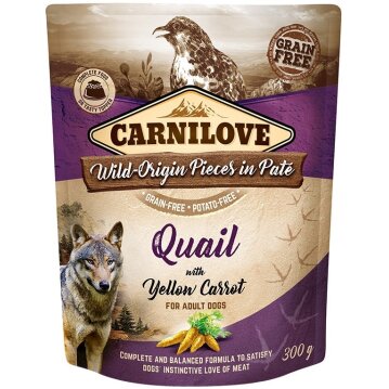 Hunde - Nassfutter CARNILOVE Adult Paté Quail...