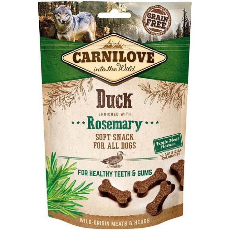 Hunde - Snacks CARNILOVE Soft Snack Duck & Rosemary, 200 g