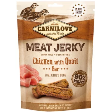Hunde - Snacks CARNILOVE Meat Jerky Chicken &amp; Quail...