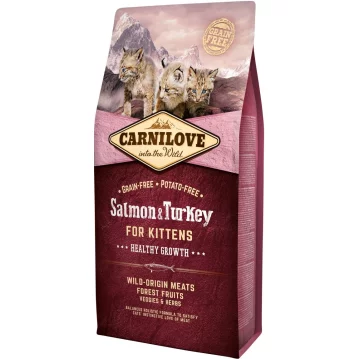 Katzen - Trockenfutter CARNILOVE Kitten Salmon &amp;...