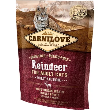 Katzen - Trockenfutter CARNILOVE Adult Reindeer Energy...