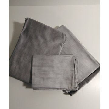 SATTY Satin - Bettw&auml;sche, 200 x 200, grau