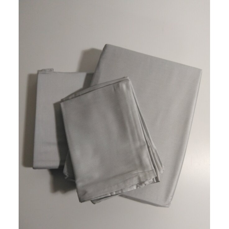 SATTY Satin - Bettwäsche, 160 x 200, schwarz - weiß gepunktet