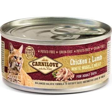 Katzen - Nassfutter CARNILOVE Adult Chicken &amp; Lamb,...