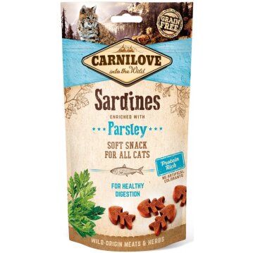 Katzen - Snacks CARNILOVE Soft Snack Sardines &...