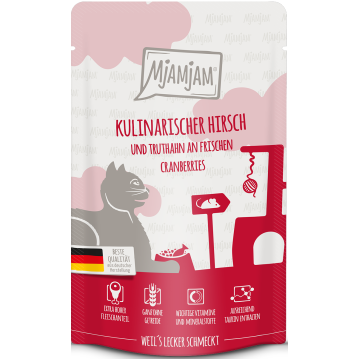 Katzen - Nassfutter MJAMJAM Cat Adult Hirsch &amp;...