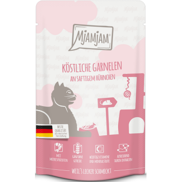 Katzen - Nassfutter MJAMJAM Cat Adult Garnelen &amp;...