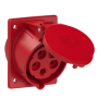 CEE-Anbausteckdose schr&auml;g 32A 5p 6h IP44 400V Typ 425-6