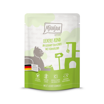 Katzen - Nassfutter MjAMjAM Adult Leckeres Rind an...