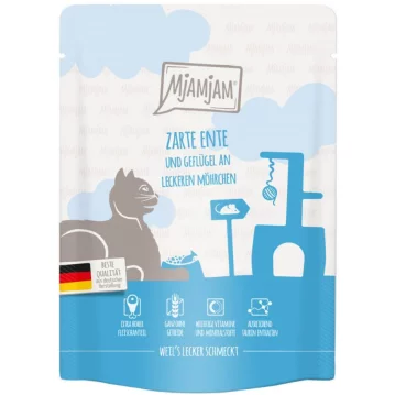 Katzen - Nassfutter MJAMJAM Cat Adult Ente &amp;...