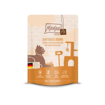 Katzen - Nassfutter MjAMjAM Adult Huhn pur, 300 g