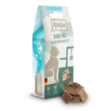Katzen - Snacks MjAMjAM Adult Snackbox Kalbsfilet, 35 g