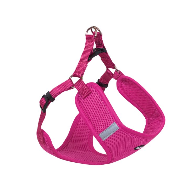 NOBBY Geschirr "MESH REFLECT", himbeere, XXS, Brust: 28-33 cm, Gurt: B: 10 mm, L: 32 cm