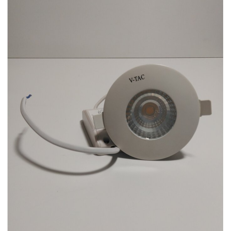 V-TAC LED Einbauleuchte COB Rund Wasserdicht Warm Weiß