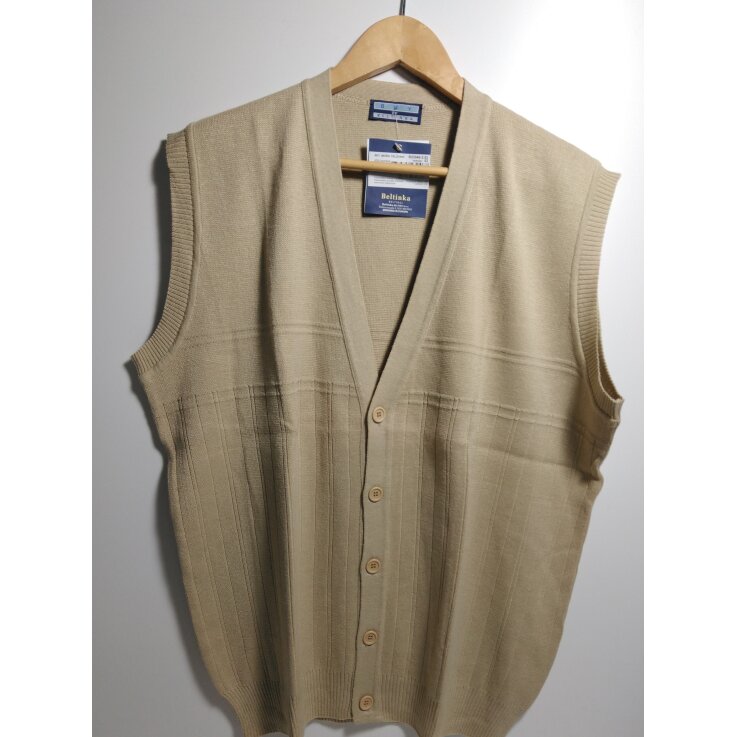 BELTINKA Ärmellose - Weste, beige, Gr. 52