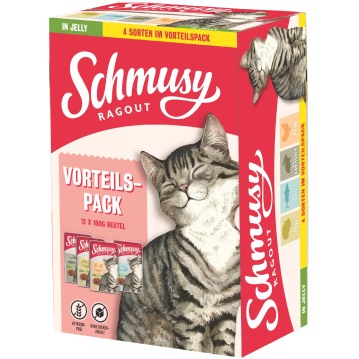 Katzen - Nassfutter SCHMUSY Adult Ragout in Jelly...