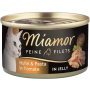 Katzen - Nassfutter MIAMOR Adult Feine Filets in Jelly Huhn &amp; Pasta, 100 g