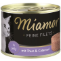 Katzen - Nassfutter MIAMOR Adult Feine Filets in Jelly Thun &amp; Calamari, 185 g
