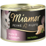 Katzen - Nassfutter MIAMOR Adult Feine Filets Naturell Huhn &amp; Schinken, 156 g