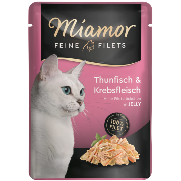 Katzen - Nassfutter MIAMOR Adult Feine Filets in Jelly...