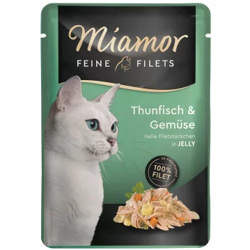 Katzen - Nassfutter MIAMOR Adult Feine Filets in Jelly...