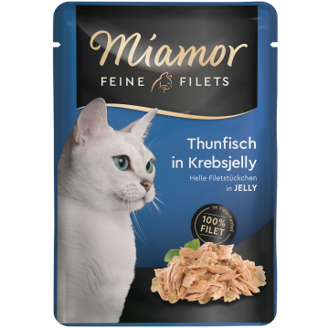 Katzen - Nassfutter MIAMOR Adult Feine Filets in Jelly...
