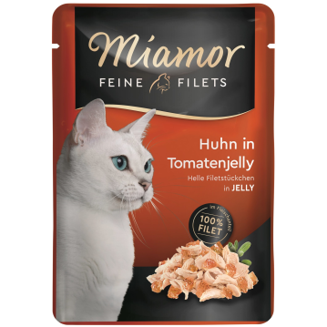 Katzen - Nassfutter MIAMOR Adult Feine Filets in Jelly...