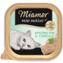 Katzen - Nassfutter MIAMOR Adult Milde Mahlzeit Gefl&uuml;gel pur &amp; Forelle, 100 g